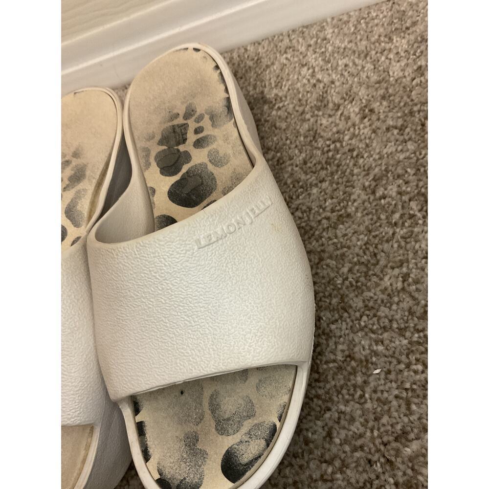 Lemon Jelly Sunny Pearl & Leopard Platform Slides, 37 - Picture 4 of 9
